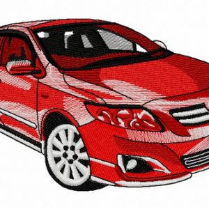 Toyota car 2 embroidery design