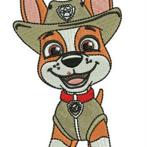 Tracker embroidery design