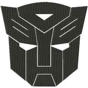 Transformers logo embroidery design