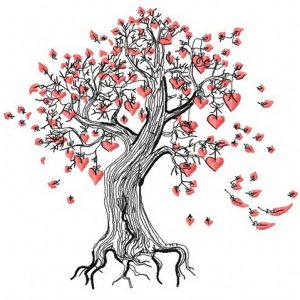 Tree of our love 2 embroidery design