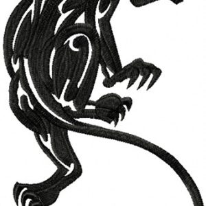 Tribal Jaguar embroidery design