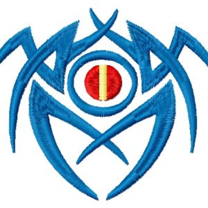 Tribal bug embroidery design