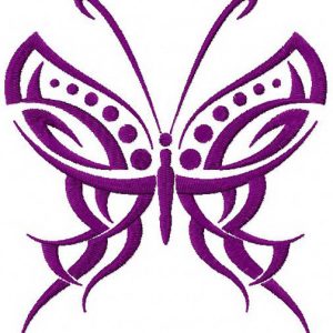Tribal Butterfly 2 embroidery design