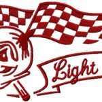 Tribal Racing embroidery design