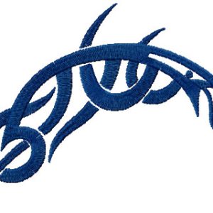 Tribal sign 100 embroidery design