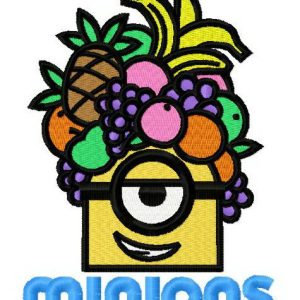 Tropical Minion 2 embroidery design