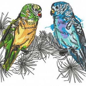 Tropical paradise 2 embroidery design