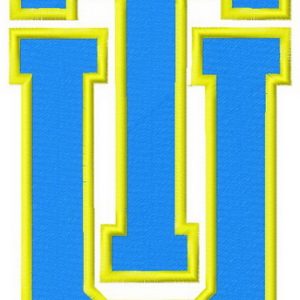 Tulsa University logo embroidery design