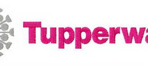 Tupperware alternative logo embroidery design