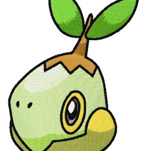 Turtwig 2 embroidery design