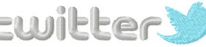 Twitter Logo embroidery design