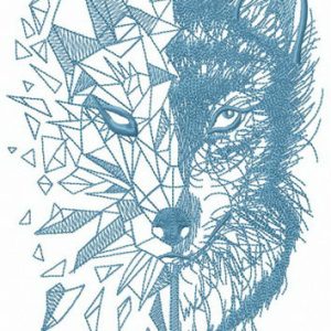 Two sides of soul embroidery design
