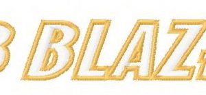 UAB Blazers logo 3 embroidery design