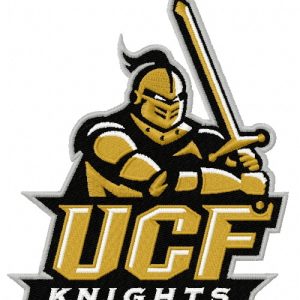 UCF Knights logo embroidery design