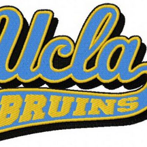 UCLA Bruins logo embroidery design
