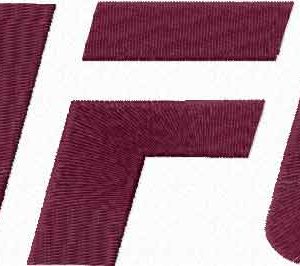Ultimate Fighting Championship logo embroidery design