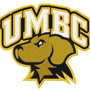UMBC Retrievers logo embroidery design