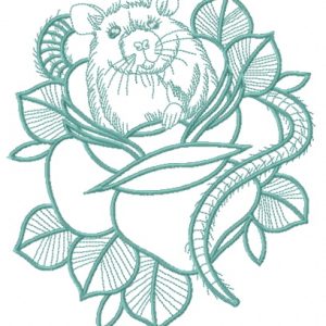 Unexpected find embroidery design