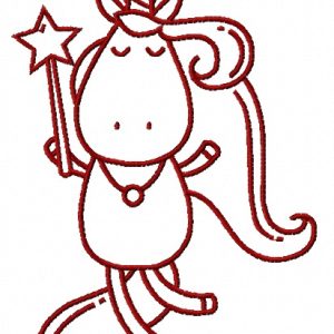 Unicorn dream 3 embroidery design