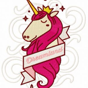 Unicorn from Dreamland embroidery design