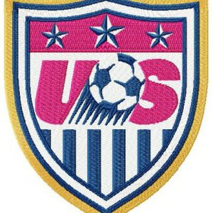 United States Soccer Federation logo embroidery design