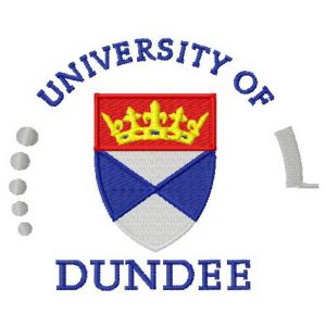 University of Dundee logo embroidery design