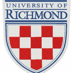 University of Richmond logo embroidery design