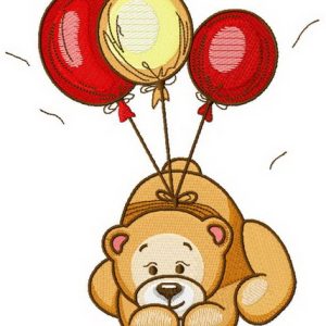 Up in the sky embroidery design