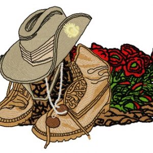 USA army style embroidery design