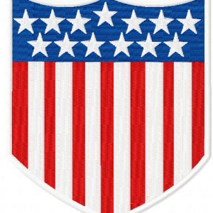 USA Centennial soccer logo embroidery design