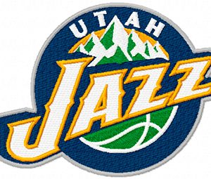 Utah Jazz Logo 2 embroidery design