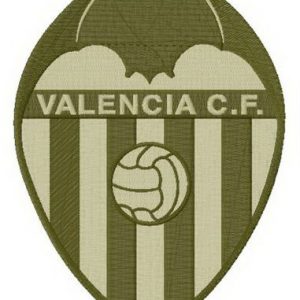 Valencia CF alternative logo embroidery design