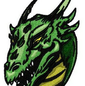 Valley dragon 2 embroidery design