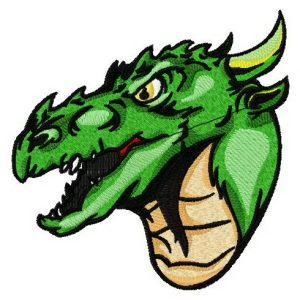 Valley dragon 3 embroidery design