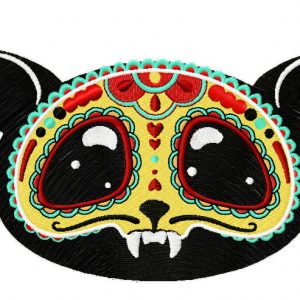 Vampire cat 2 embroidery design