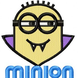 Vampire Minion 7 embroidery design