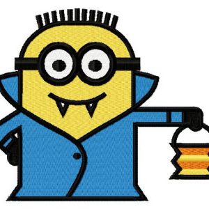 Vampire Minion embroidery design