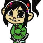 Vanellope Von Schweetz 2 embroidery design