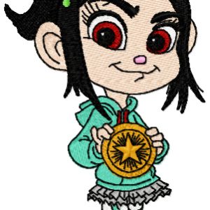 Vanellope von Schweetz embroidery design