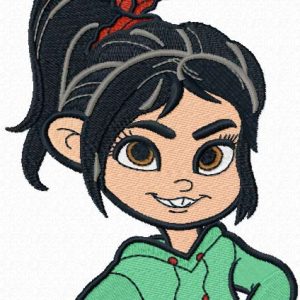 Vanellope von Schweetz brave embroidery design