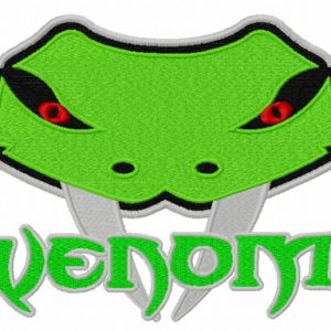 Venom Elite logo embroidery design