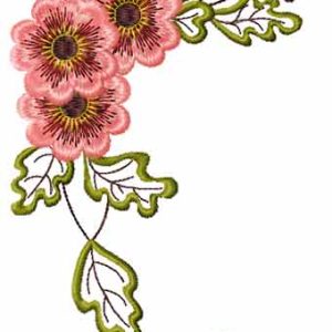Vintage Flower 1  embroidery design
