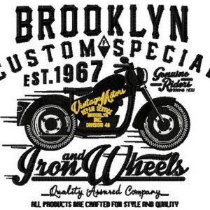 Vintage Motors 2 embroidery design