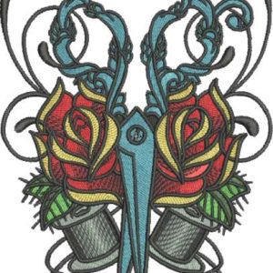 Vintage needlework kit 2 embroidery design
