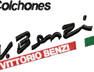 Vittorio Benzi Logo embroidery design