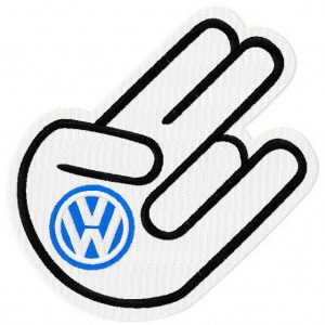 Volkswagen hand embroidery design