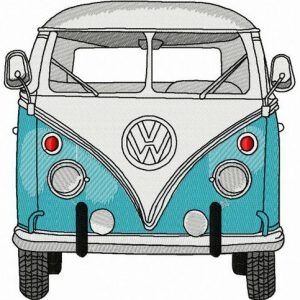 Volkswagen Van embroidery design