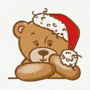Waiting for Christmas 4 embroidery design