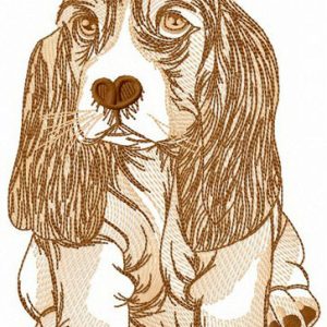 Waiting for master embroidery design