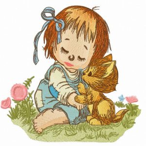 Wake up, my friend embroidery design